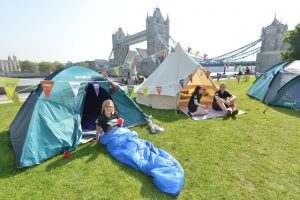 Camping in London Saving Tips